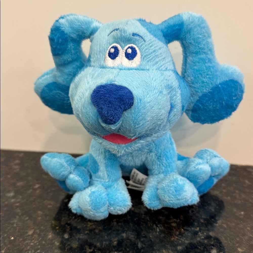 Nickelodeon Blue Plush Character Toy Blues clues 7” blue plush